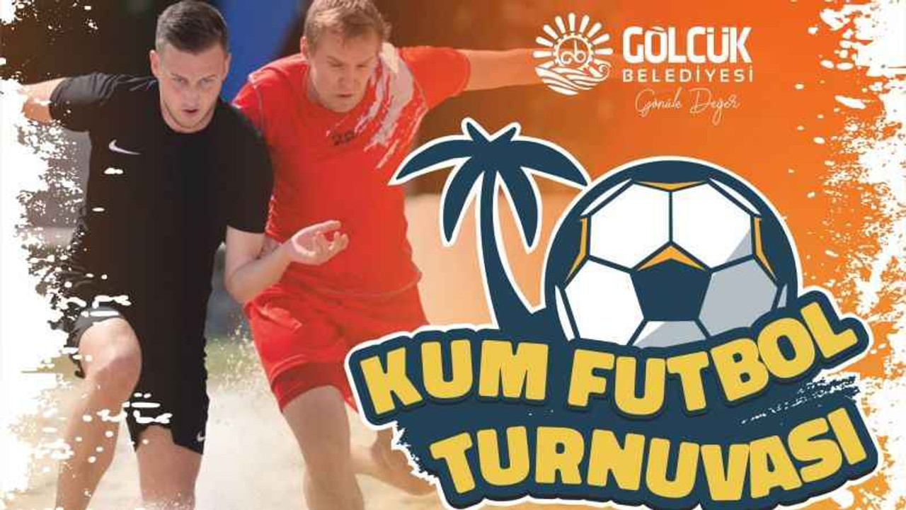 Gölcük'te Kum Futbolu Turnuvası heyecanı