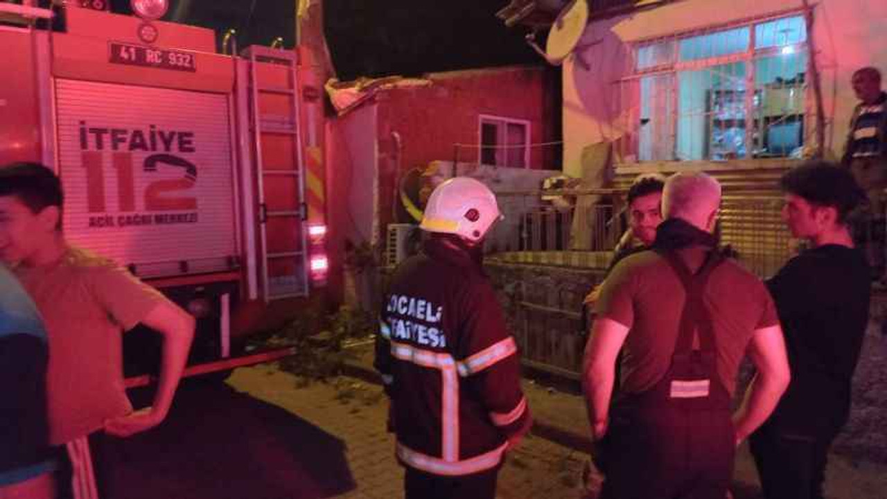 Yangın ihbarı mahalleliyi sokağa döktü