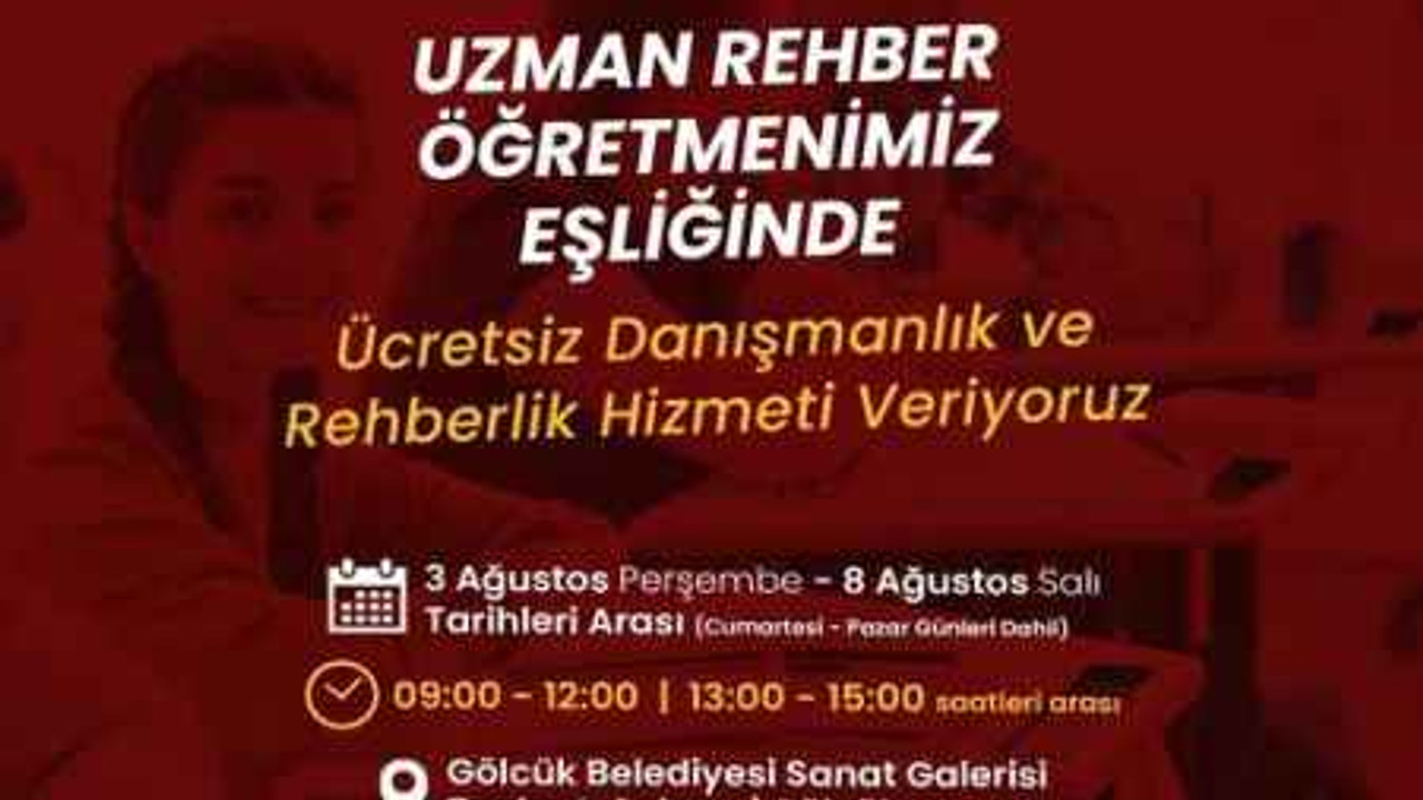Gölcük Belediyesi'nden üniversite tercihlerinde öğrencilere destek