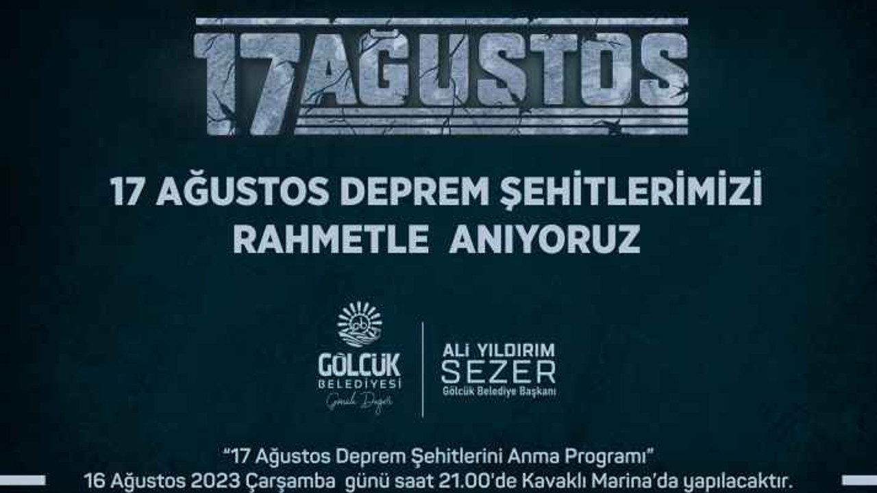 17 Ağustos depremi şehitleri 24.yıldönümünde törenle anılacak