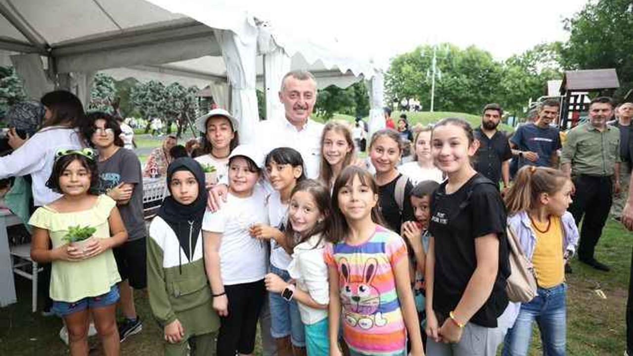 ‘Ufak Tefek Festival’ ile çocuklar eğlenceye doydu