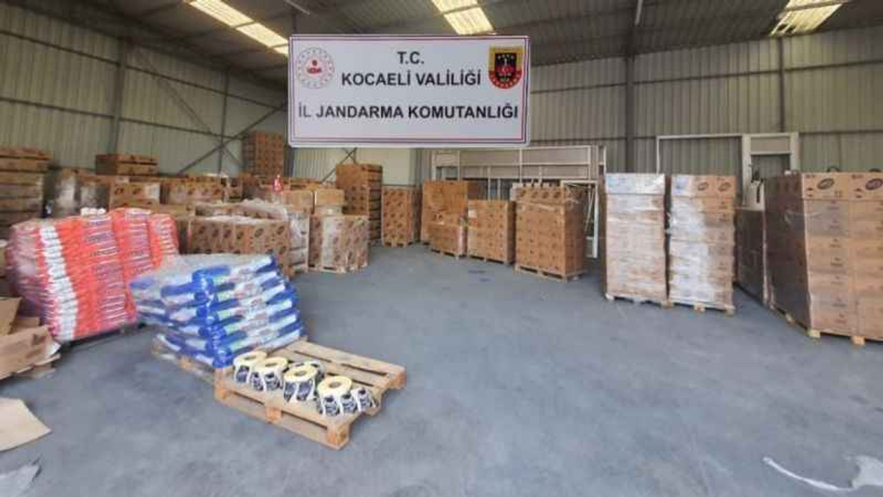 Kocaeli’de 4 milyon TL değerinde sahte deterjan ele geçirildi
