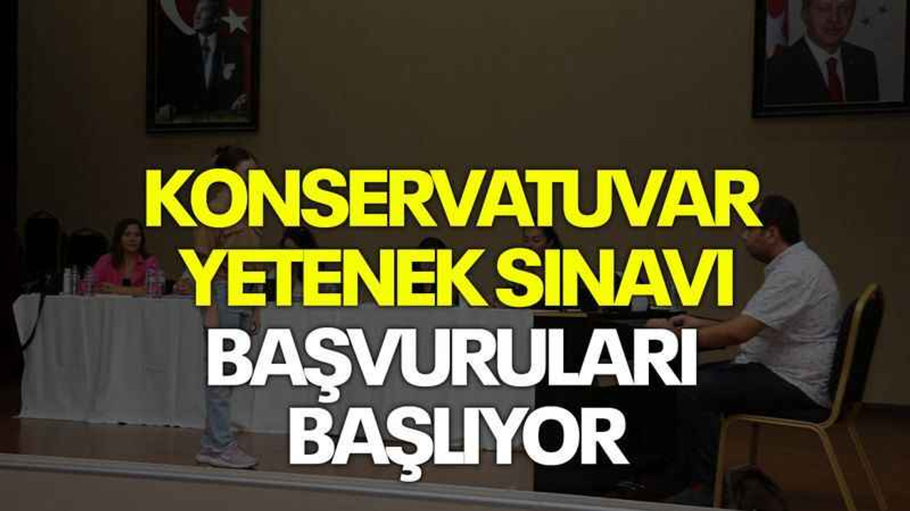Konservatuvar Yetenek Sınavı başvuruları başlıyor