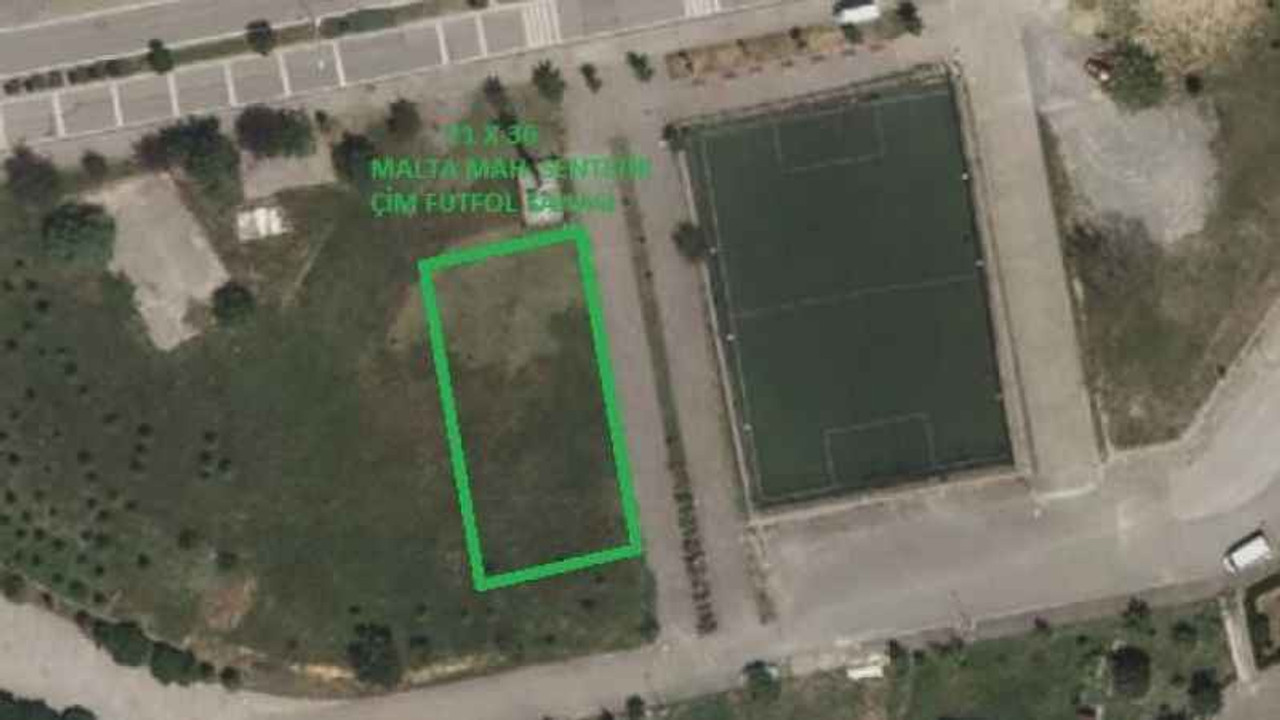 Malta Mahallesi'ne yeni futbol sahası!