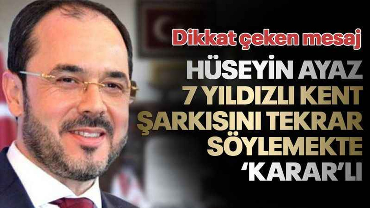 Hüseyin Ayaz, "7 yıldızlı kent" şarkısını tekrar söylemekte "Karar'lı