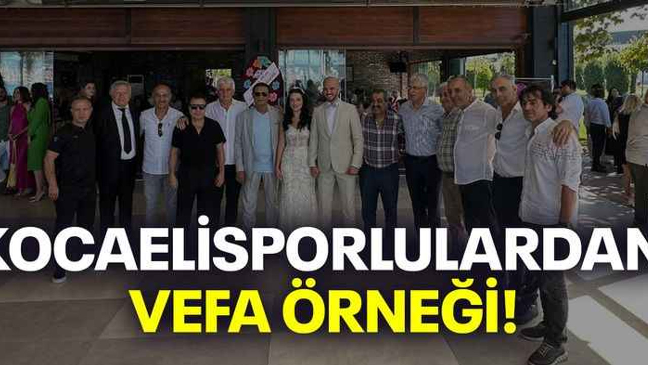 Kocaelisporlulardan vefa örneği!