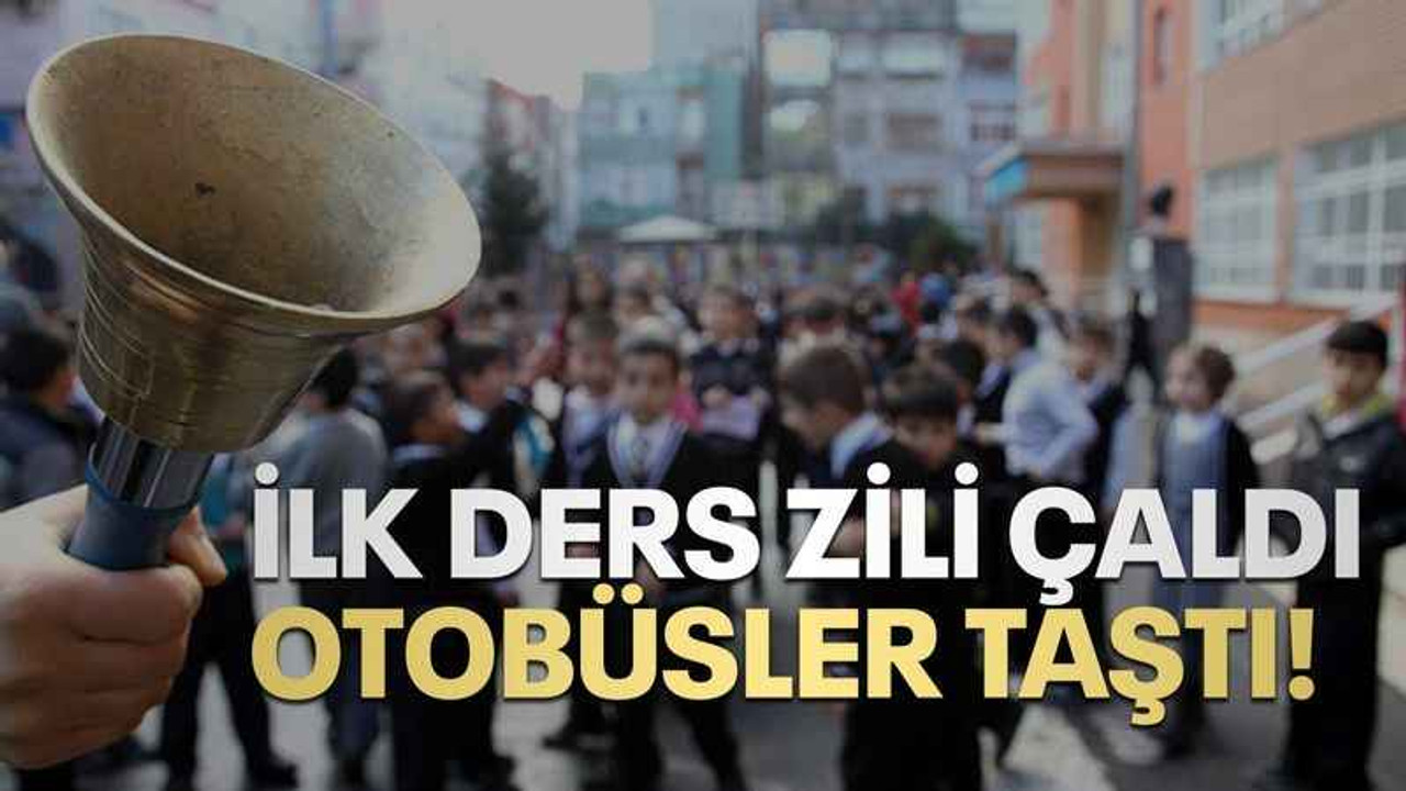 İlk ders zili çaldı, Kocaeli'de otobüsler taştı!