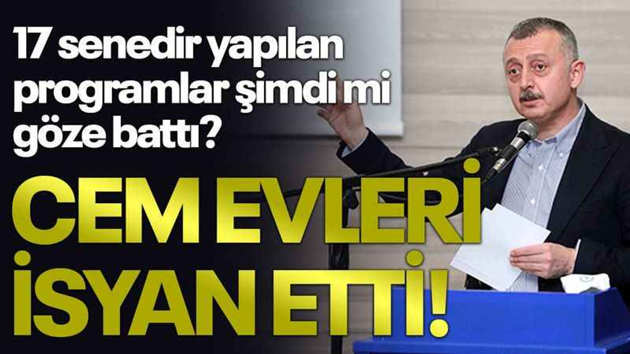 17 senedir yapılan programlar şimdi mi göze battı? Cem evleri isyan etti!