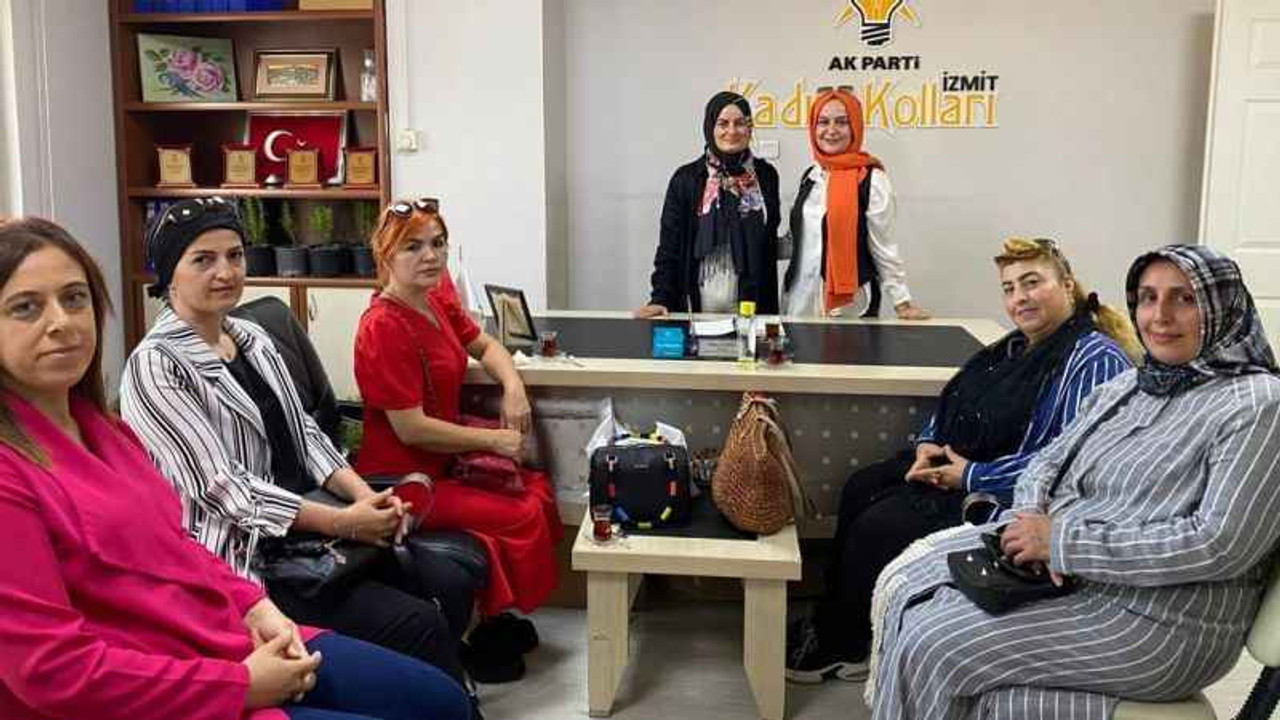 Kadın eli İzmit şubesinden başkan Atabay’a ziyaret