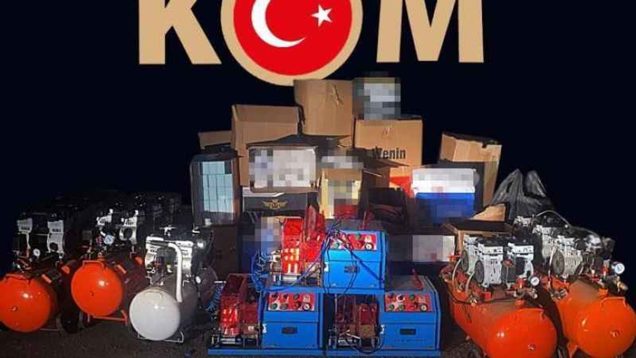 Kocaeli’de 140 bin 600 dal makaron ele geçirildi