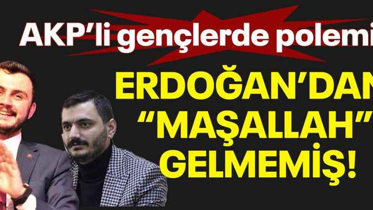 AKP’li gençlerde polemik Erdoğan’dan “Maşallah” gelmemiş!