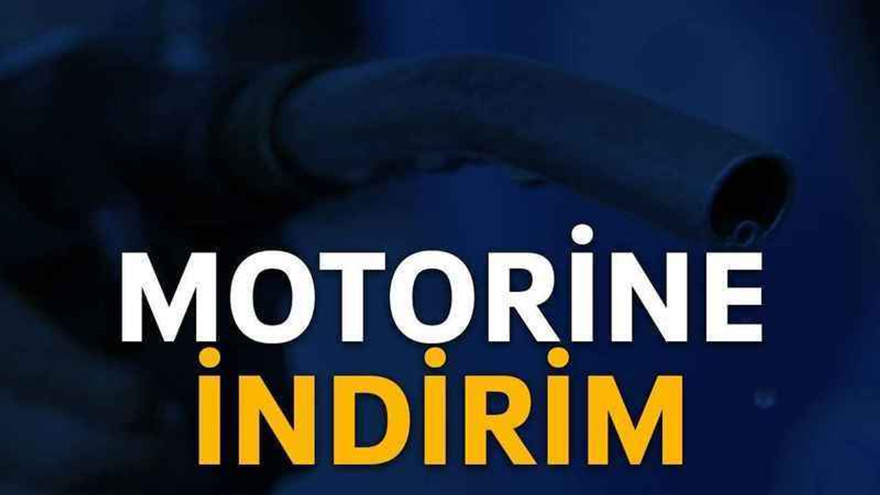 Motorine indirim pompaya yansıdı!