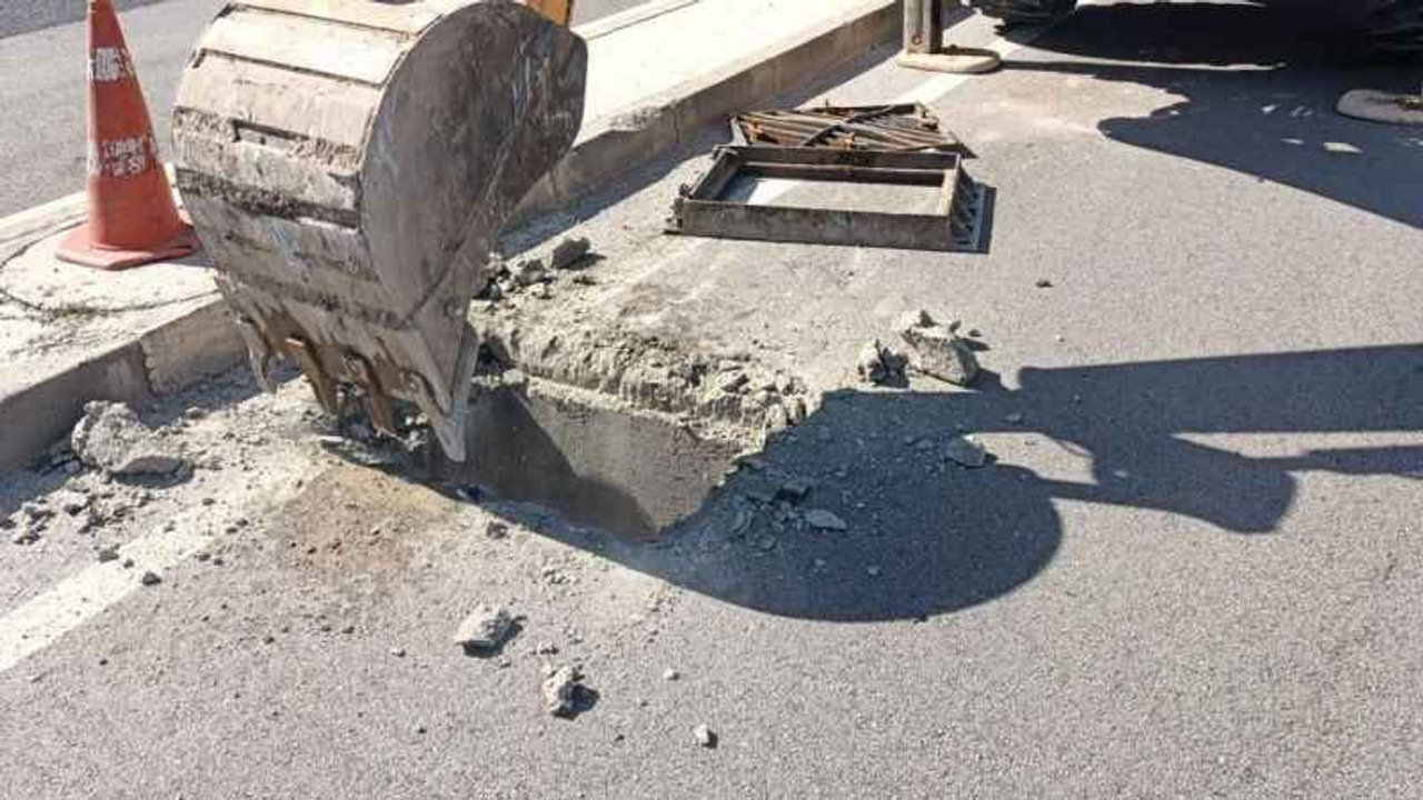 İSU'dan çalınan mazgallara müdahale