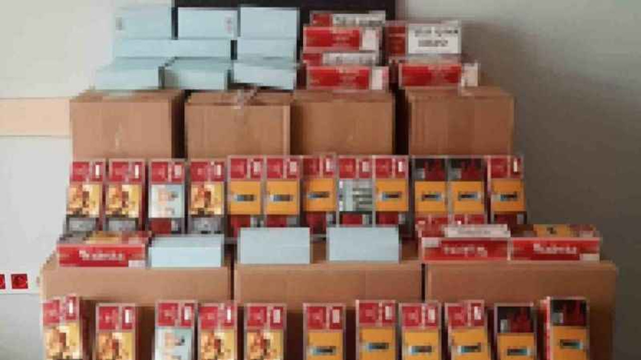 130 bin gümrük kaçağı makaron ele geçirildi