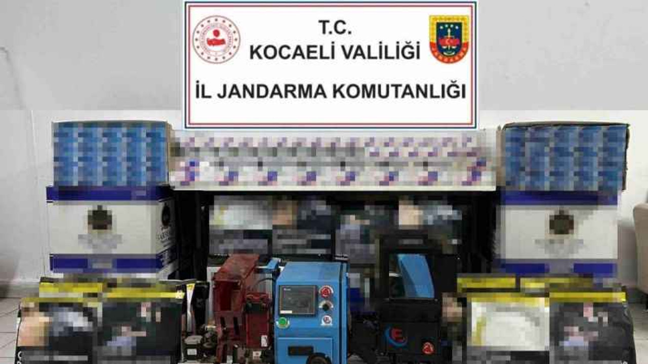 Kocaeli’de 182 bin 250 makaron ele geçirildi