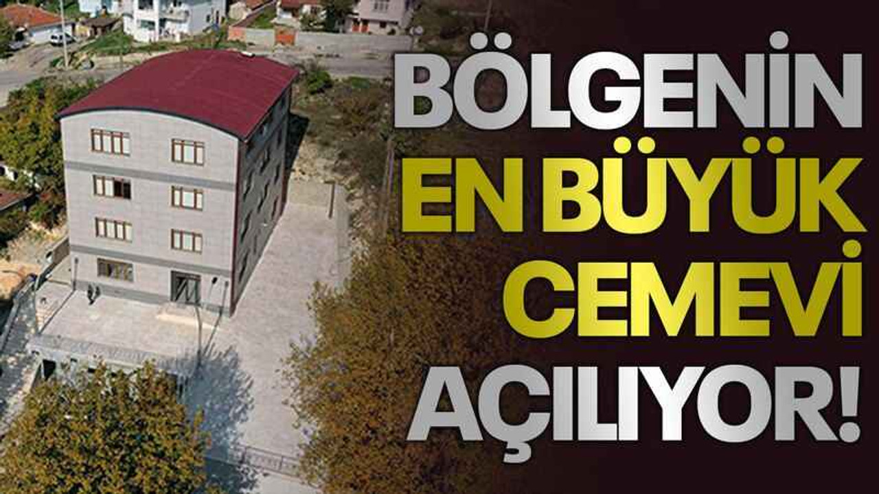 Bölgenin en büyük cemevi açılıyor!