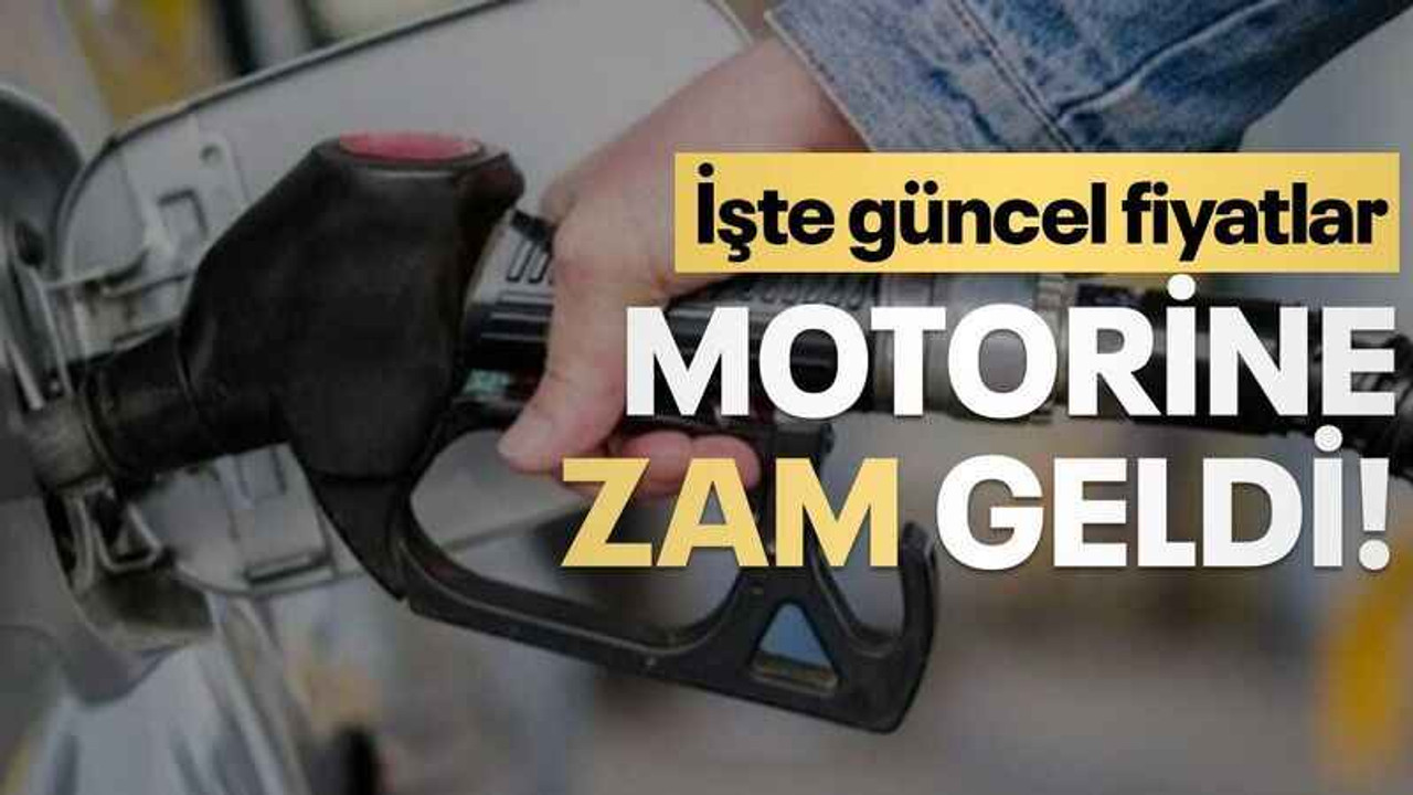 Motorine zam geldi... İşte güncel fiyatlar!