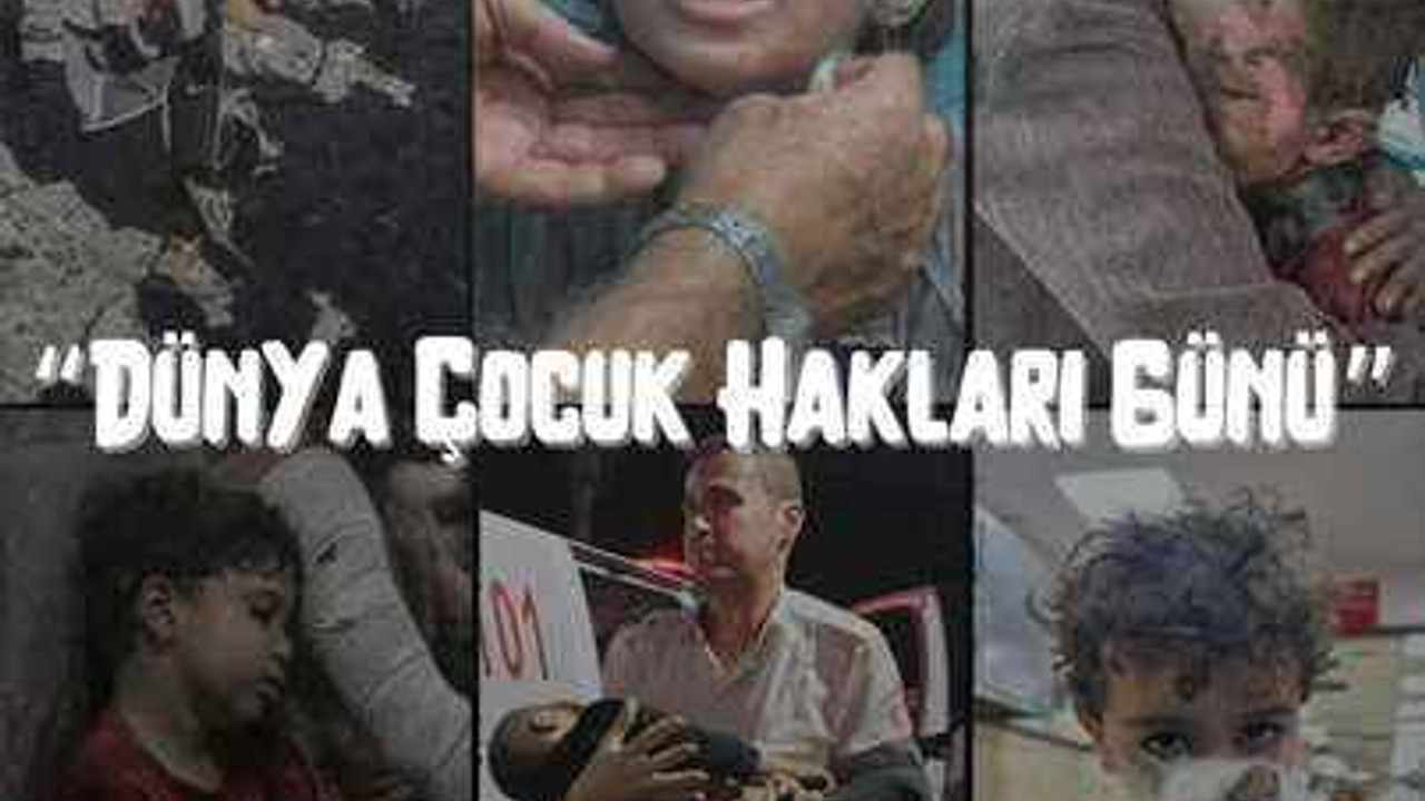 Dünya Çocuk Hakları Günü vesilesiyle Gazze'deki çocuklar hatırlatıldı