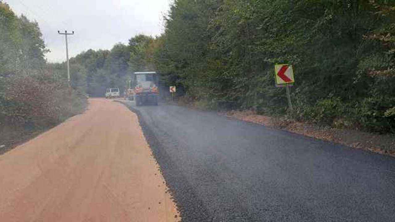 İzmit ana grup köy bağlantı yolu artık daha konforlu