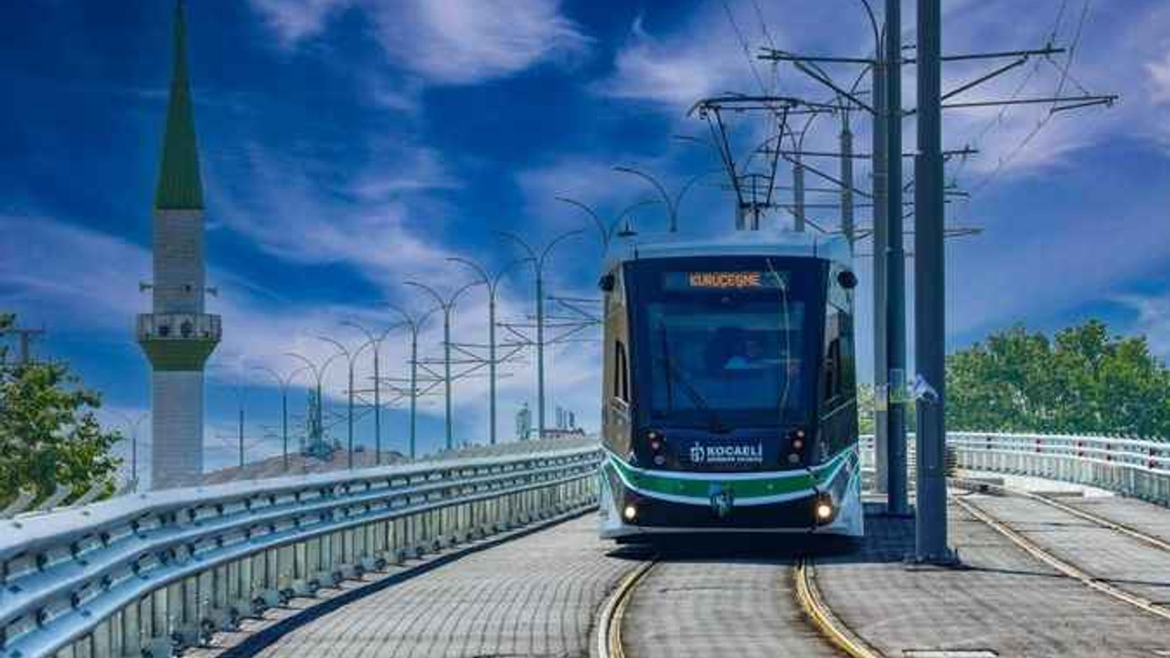Kocaeli Stadyumu'na tramvay geliyor