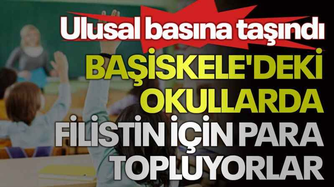 Başiskele'deki okullarda Filistin için para topluyorlar