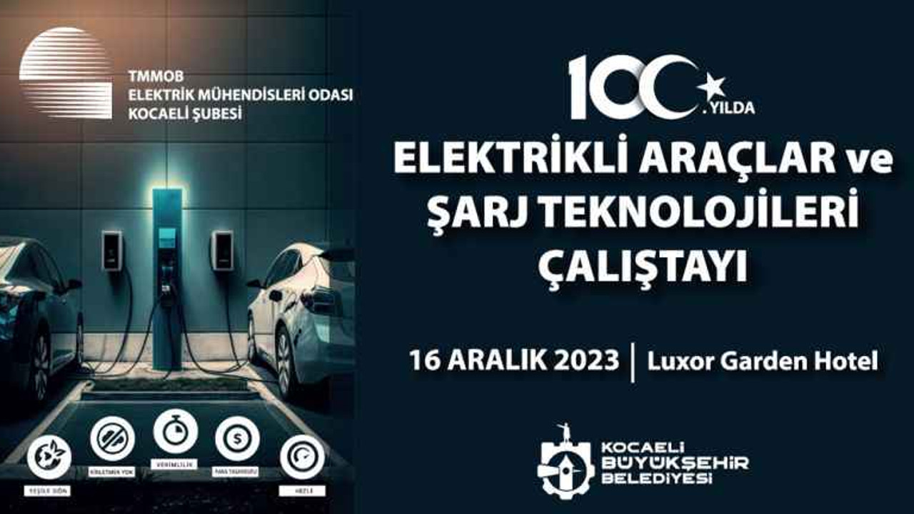 Kocaeli'de Elektrikli Araçlar Çalıştayı düzenlenecek
