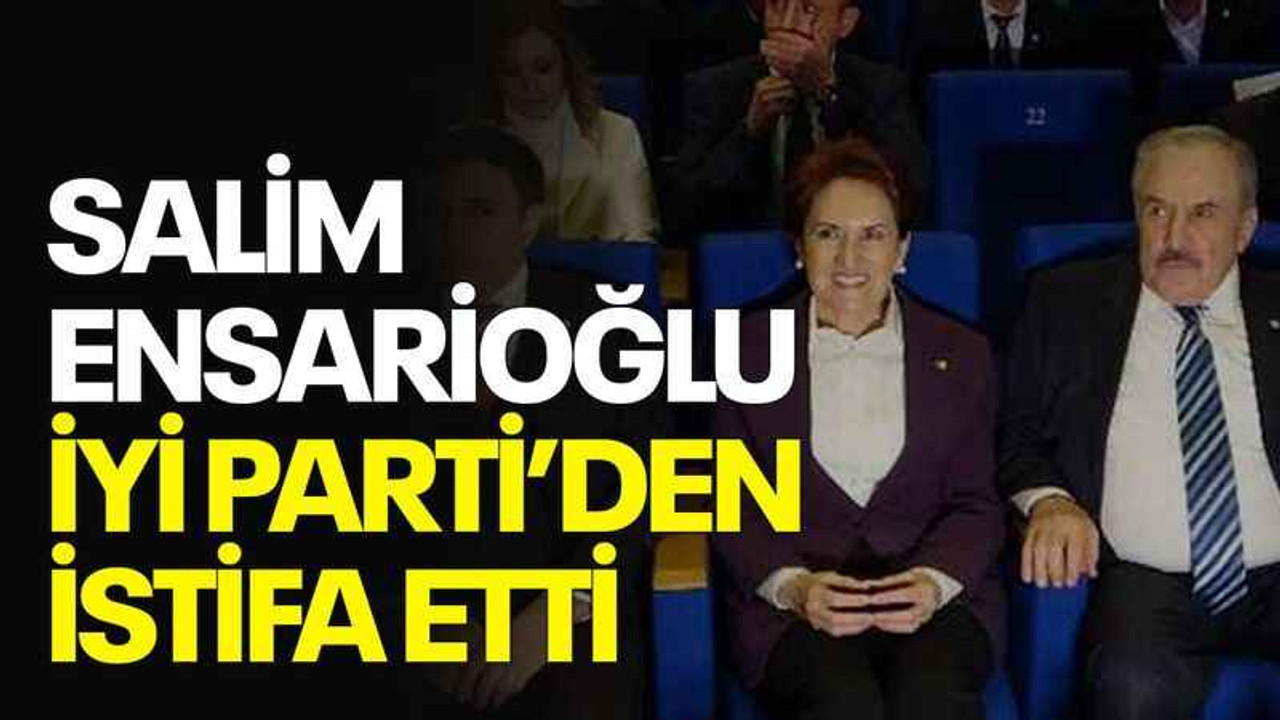 Salim Ensarioğlu İYİ Parti'den istifa etti