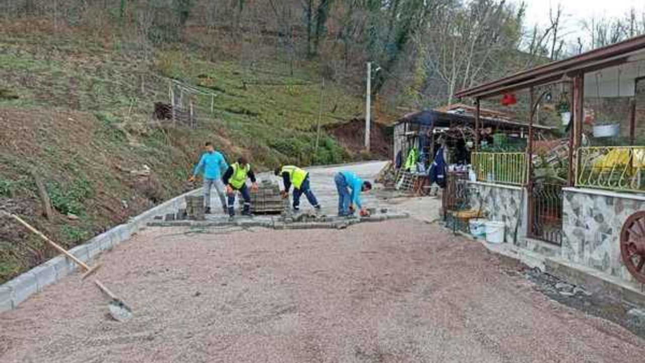 Yol bakım timinden vatandaşlara hızlı cevap!