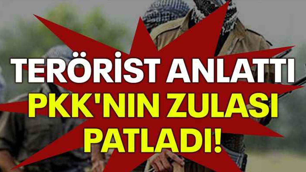 Terörist anlattı, PKK'nın zulası patladı!