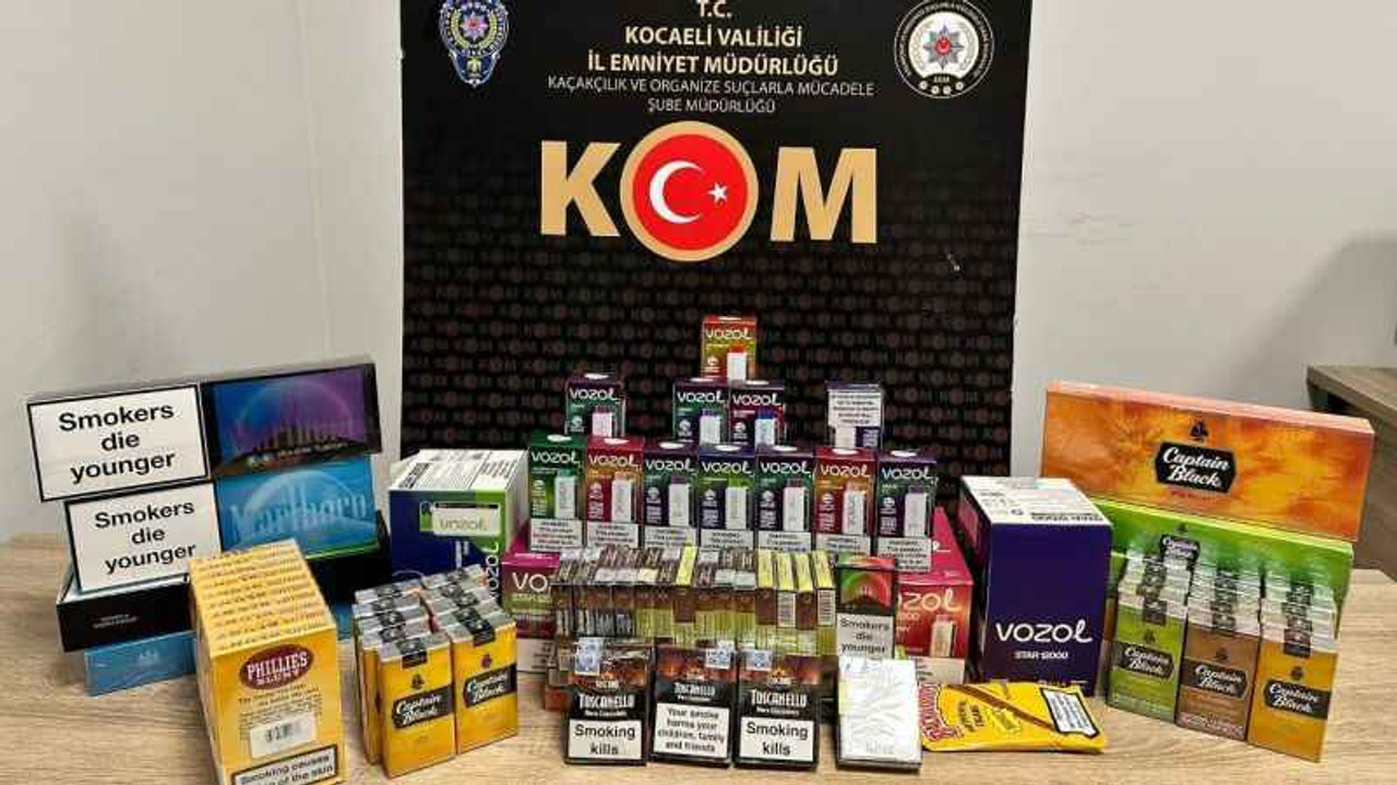 Kocaeli'de makaron operasyonu