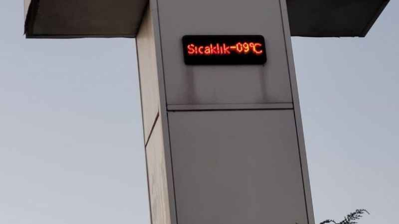 Termometreler eksi 9 dereceyi gördü