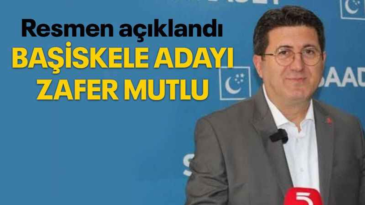 Saadet Partisi’nin Başiskele adayı Zafer Mutlu oldu