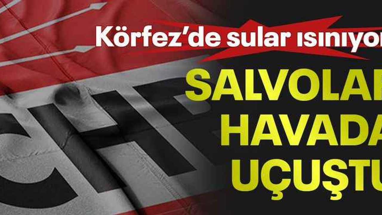 Körfez’de sular ısınıyor! Salvolar havada uçuştu