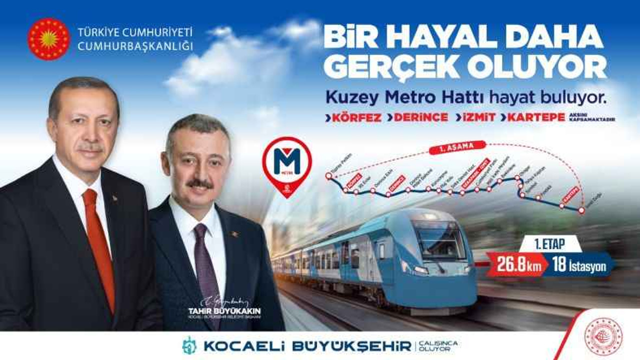 Büyükakın'dan Erdoğan'a metro hattı için teşekkür!