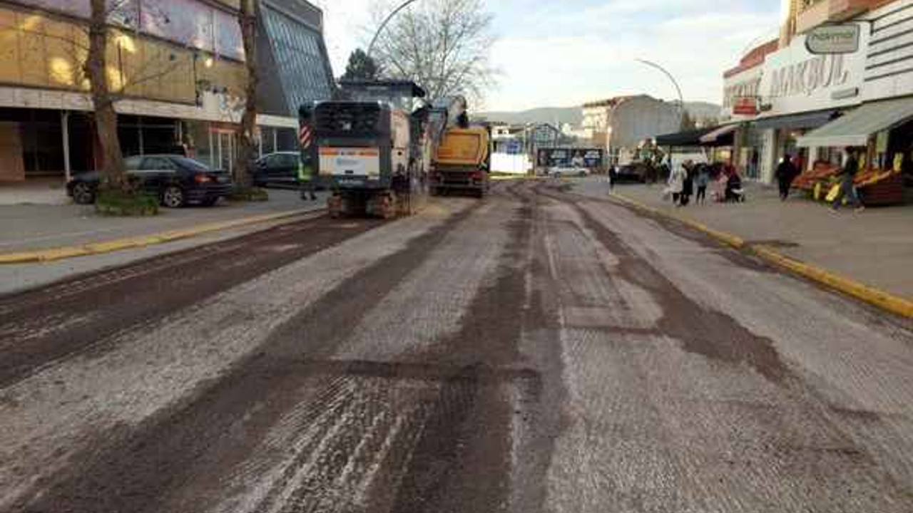 60 Evler Körfez Caddesinde üstyapı yenilendi