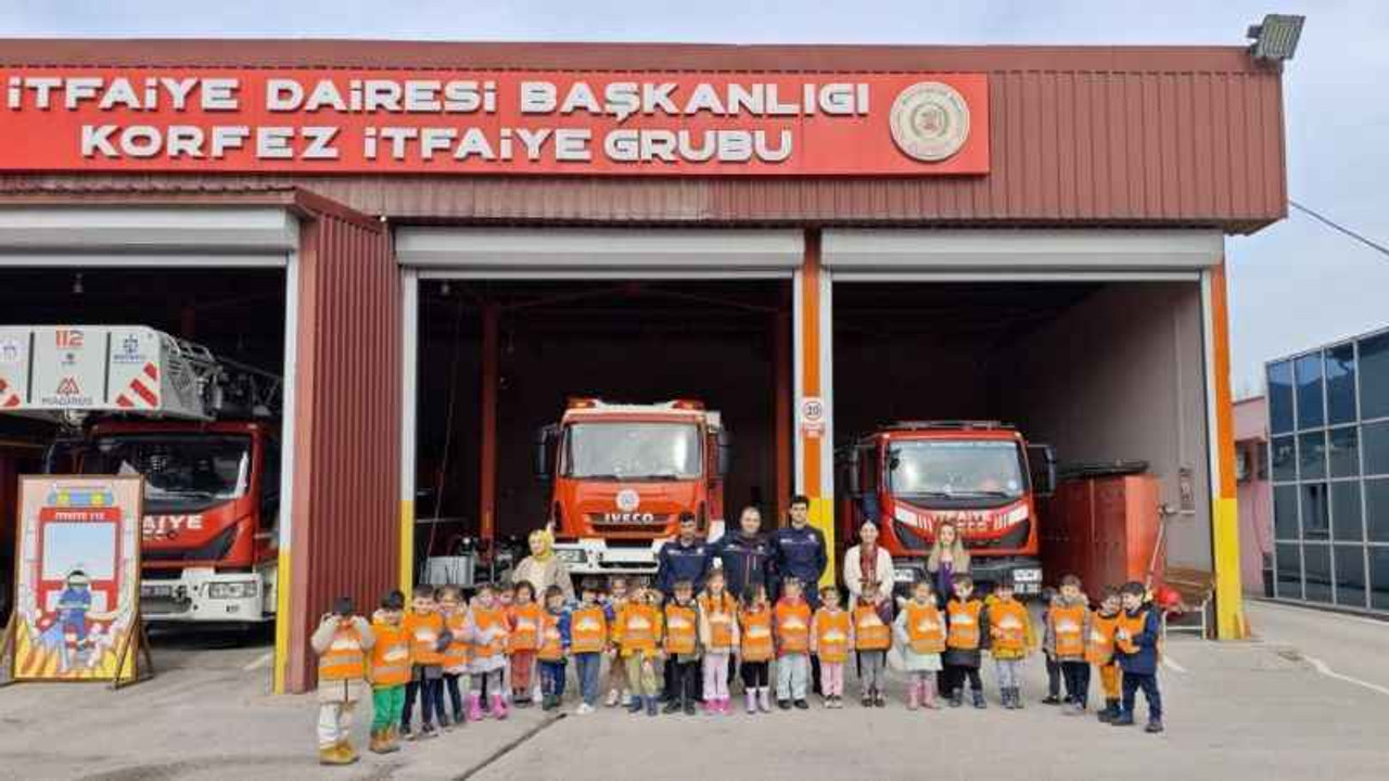 Minikler Kocaeli İtfaiyesine konuk oldu