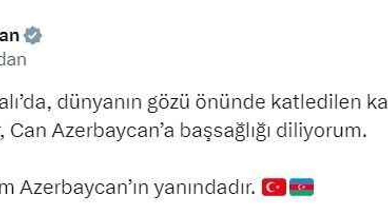 Bakan Fidan'dan Hocalı Katliamı mesajı
