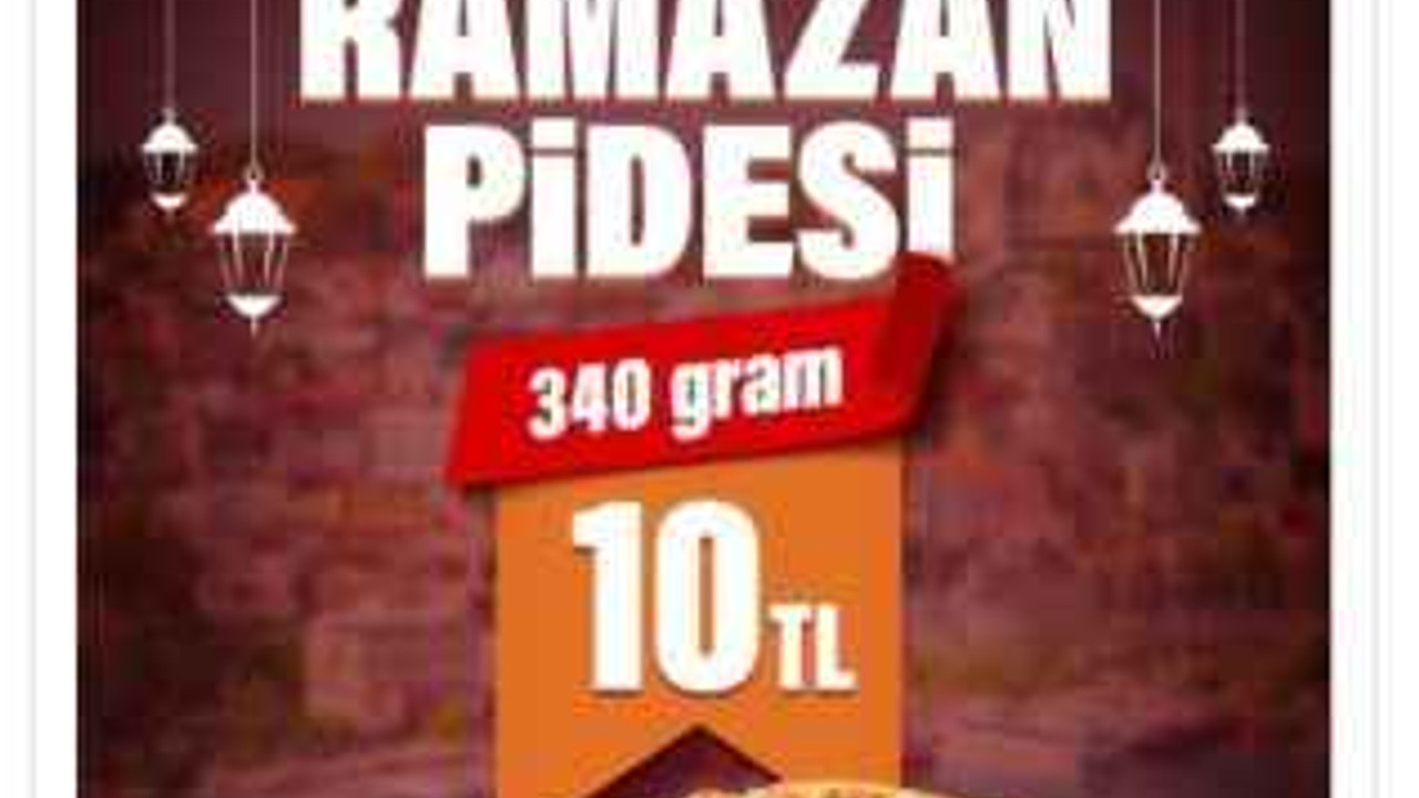 İstanbul Halk Ekmek’te Ramazan pidesinin fiyatı belli oldu