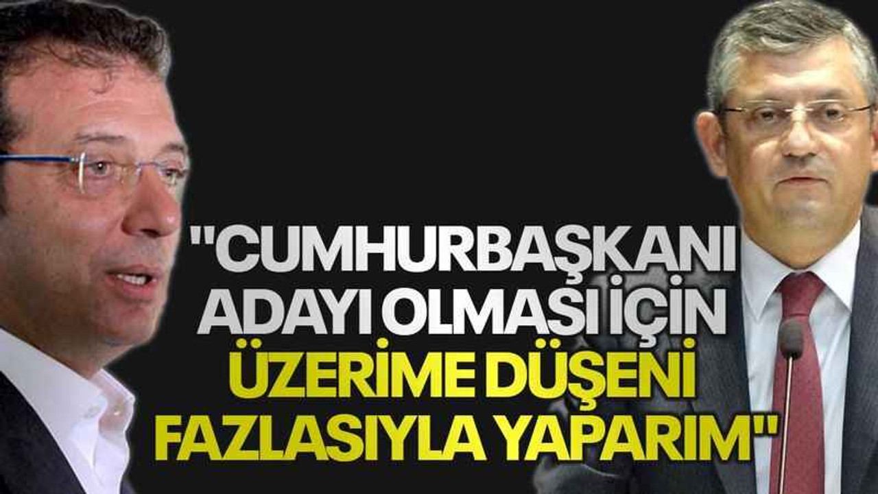 Özel: Cumhurbaşkanı adayı olması için üzerime düşeni fazlasıyla yaparım