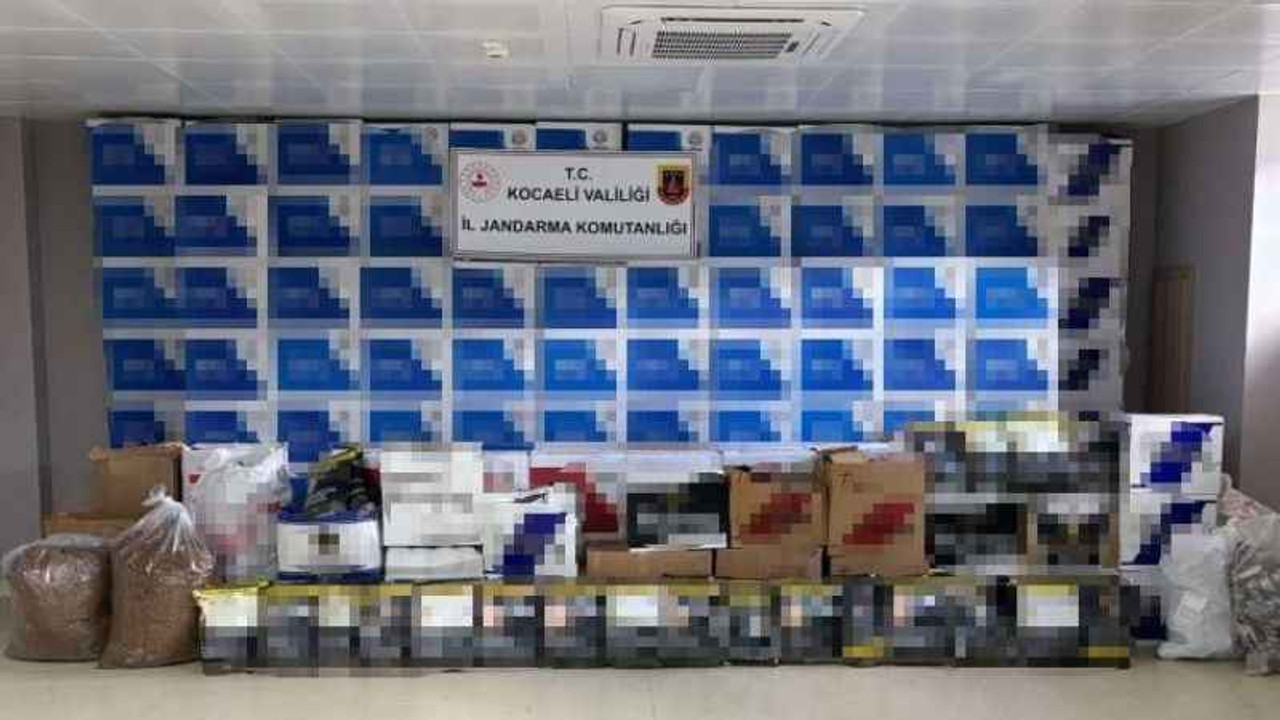 Kaçakçılık operasyonu: On binlerce makaron ele geçirildi