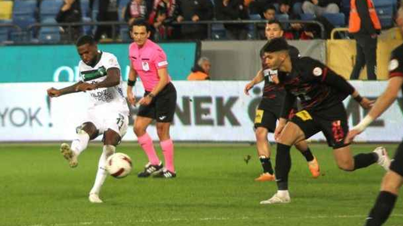 Kocaelispor mağlup oldu! 2-0