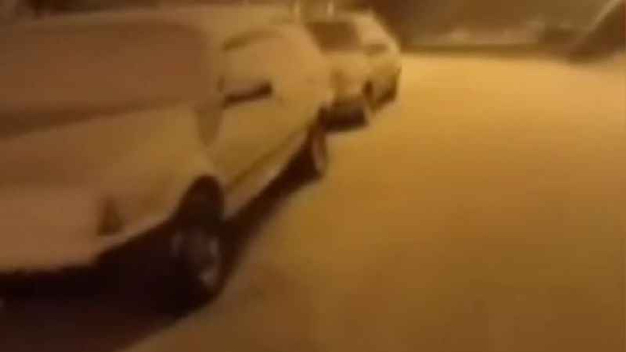 Başkent’te kar yağışı başladı