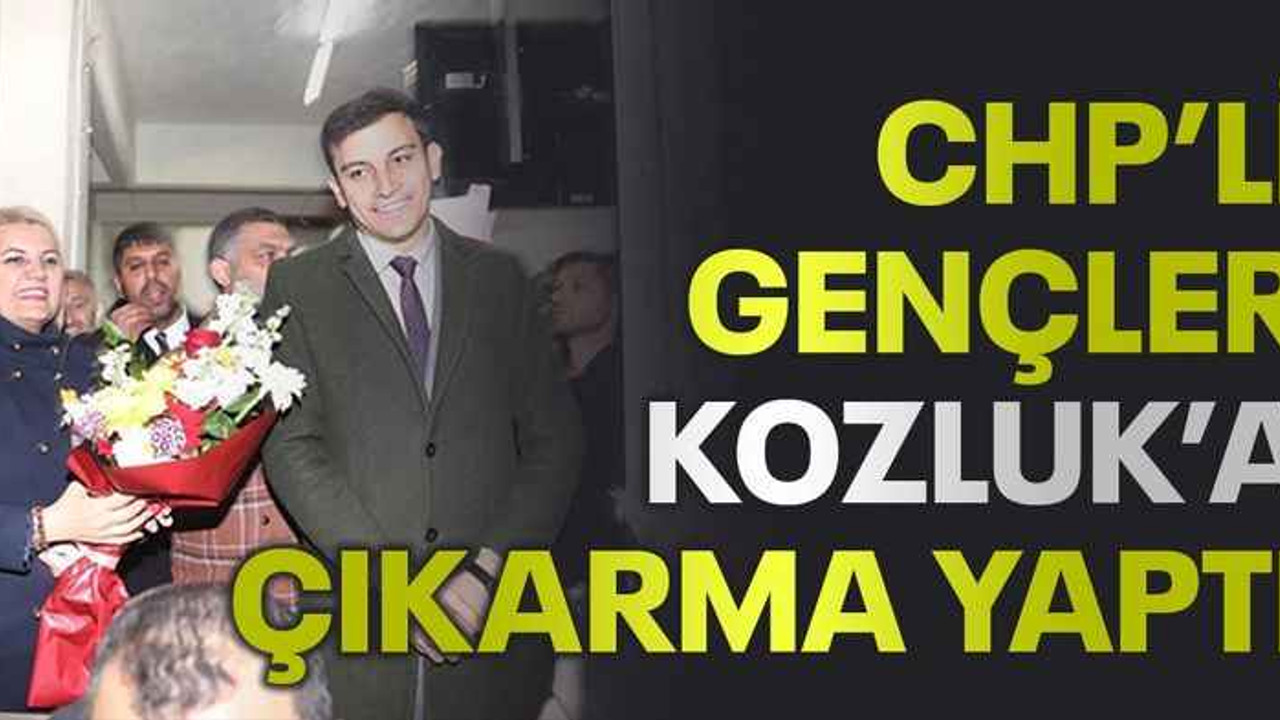CHP’li gençler Kozluk’a çıkarma yaptı