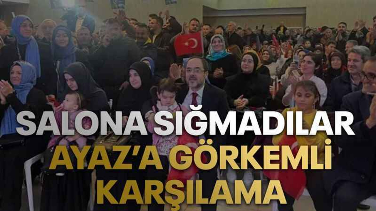 Salona sığmadılar Hüseyin Ayaz’a görkemli karşılama