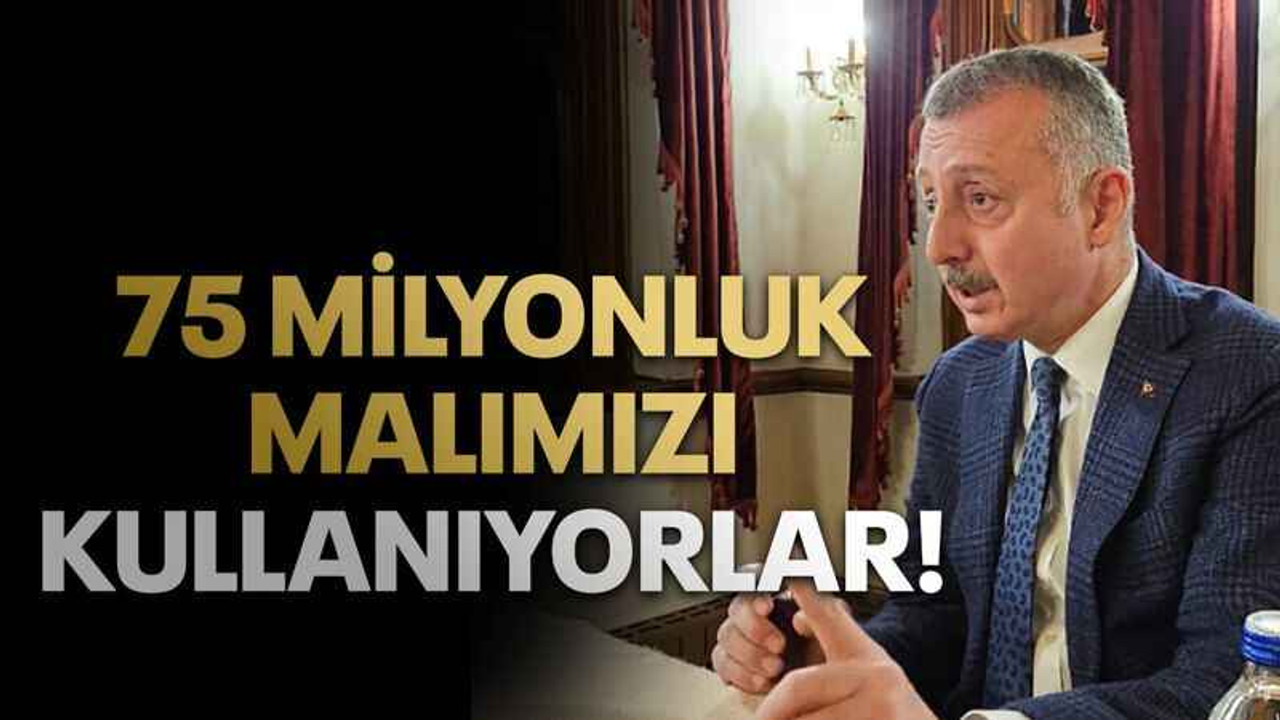 75 milyonluk malımızı kullanıyorlar!