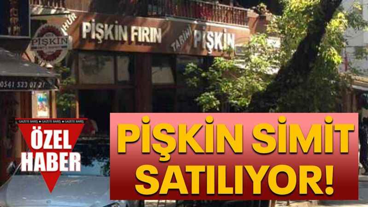 Pişkin Simit satılıyor!