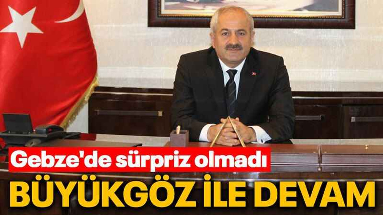 Gebze'de sürpriz olmadı Büyükgöz ile devam