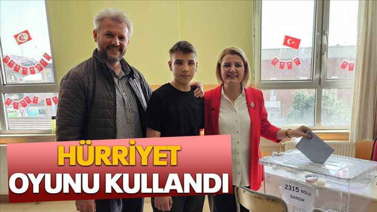 Hürriyet oyunu kullandı