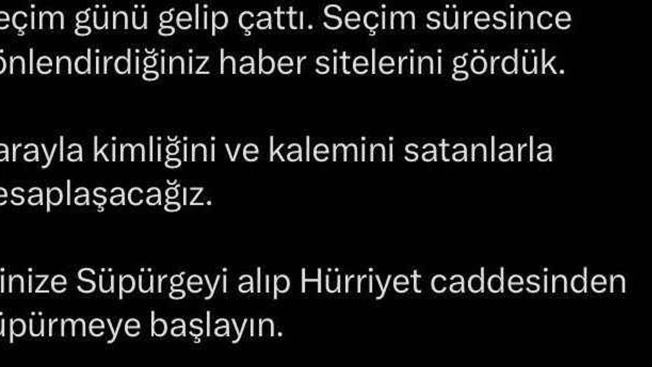 Seçimlerden sonra sosyal medya üzerinden gazetecilere tehdit
