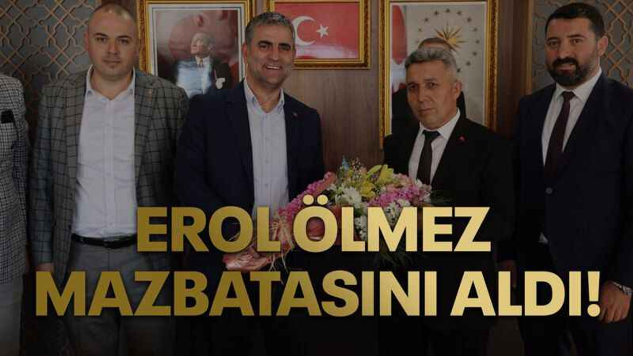 Erol Ölmez mazbatasını aldı!
